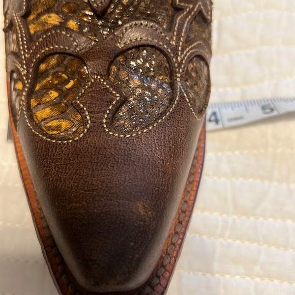 Twisted X “Steppin’ Out” leather upper Western Boot Brown size 9.5 - Picture 3 of 17